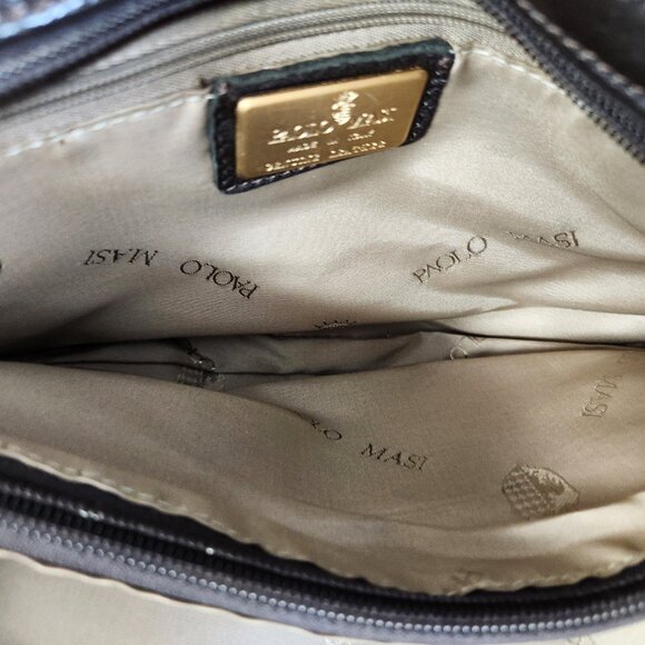 Paolo Masi Mink Fur & Leather Handbag Shoulder Bag Made in Italy EUC - Picture 5 of 12